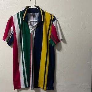 90s STRIPED POLO